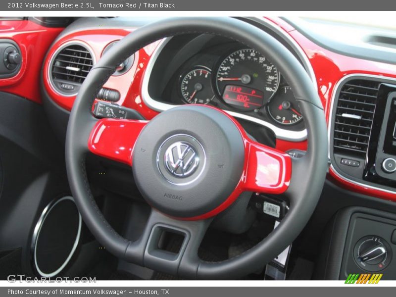 Tornado Red / Titan Black 2012 Volkswagen Beetle 2.5L