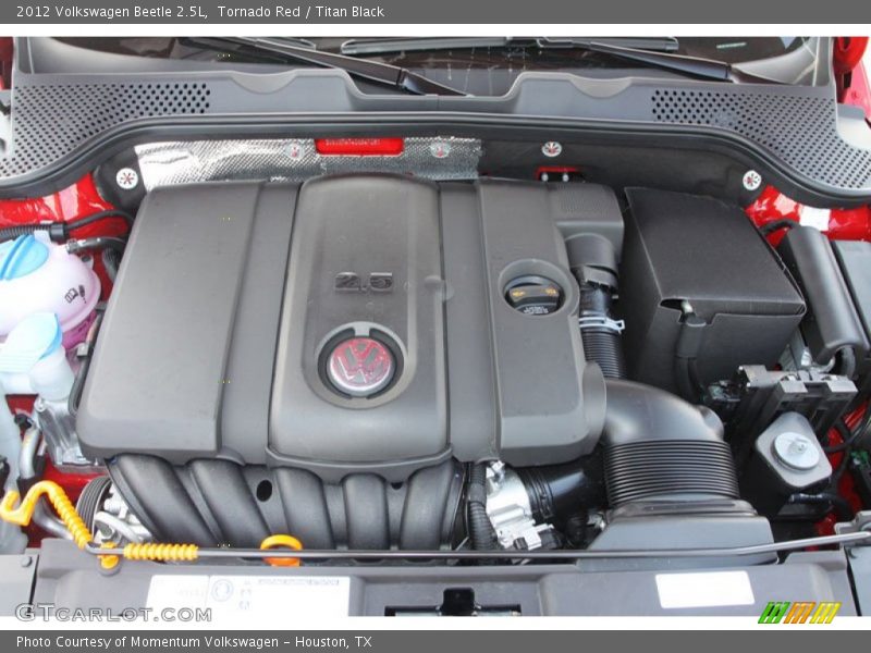 Tornado Red / Titan Black 2012 Volkswagen Beetle 2.5L