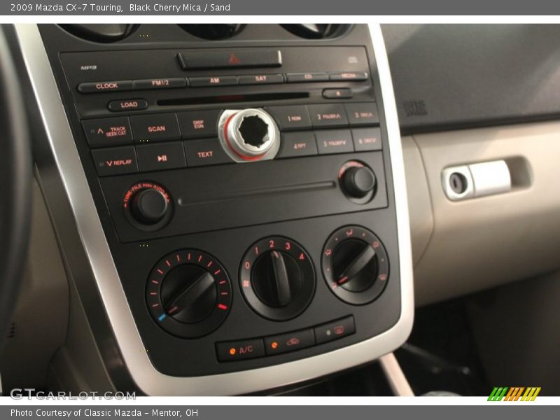 Black Cherry Mica / Sand 2009 Mazda CX-7 Touring