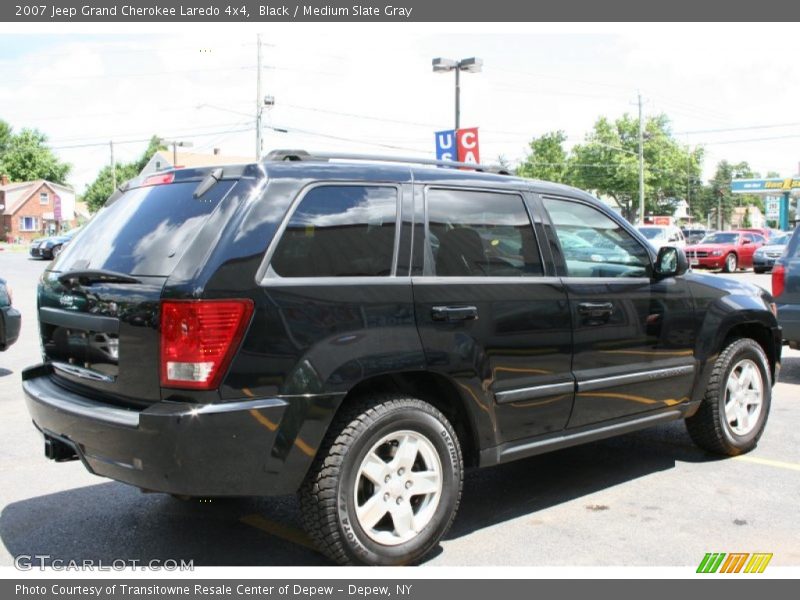 Black / Medium Slate Gray 2007 Jeep Grand Cherokee Laredo 4x4
