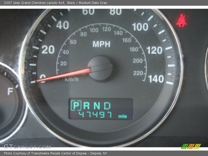 Black / Medium Slate Gray 2007 Jeep Grand Cherokee Laredo 4x4