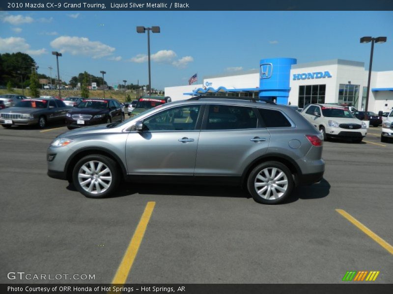 Liquid Silver Metallic / Black 2010 Mazda CX-9 Grand Touring