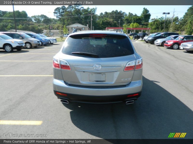 Liquid Silver Metallic / Black 2010 Mazda CX-9 Grand Touring