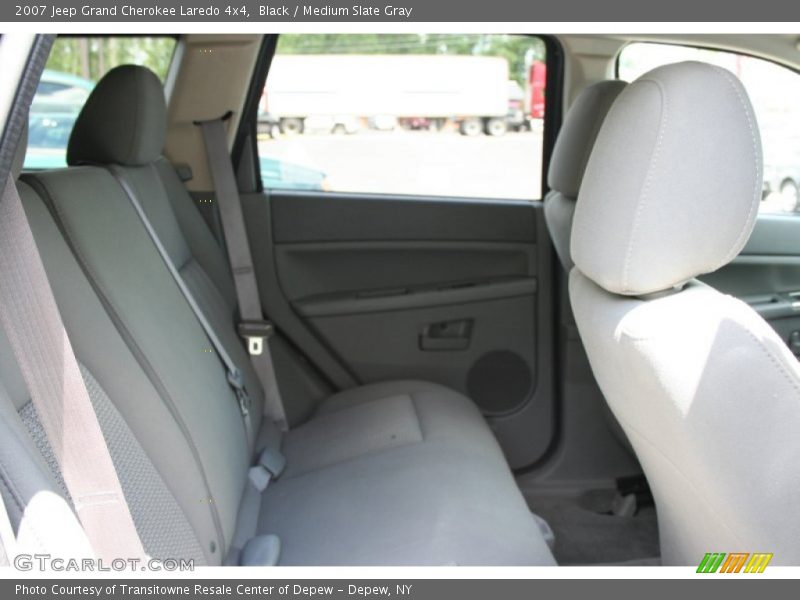 Black / Medium Slate Gray 2007 Jeep Grand Cherokee Laredo 4x4
