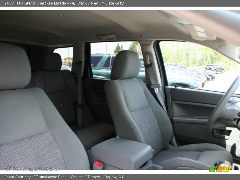 Black / Medium Slate Gray 2007 Jeep Grand Cherokee Laredo 4x4