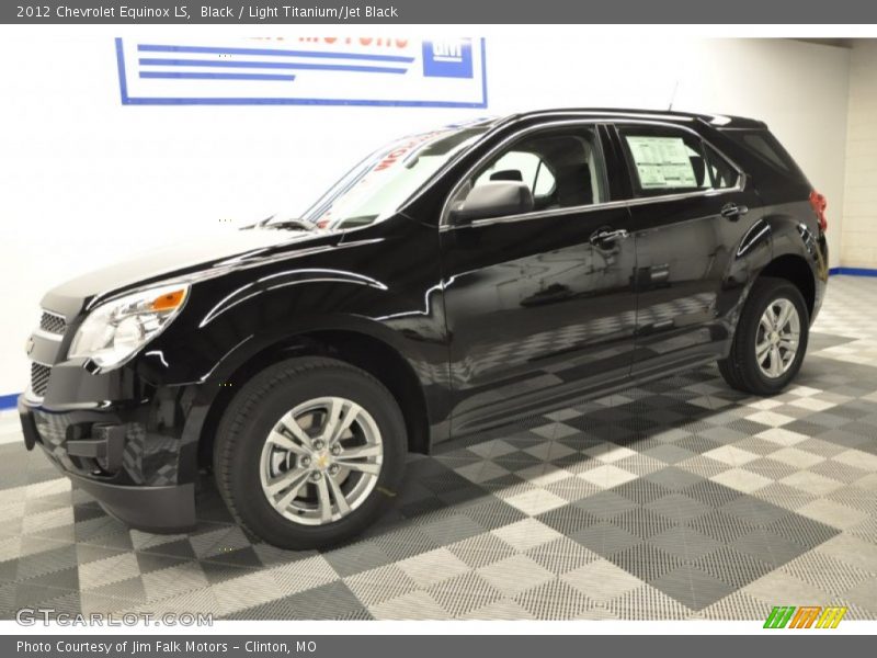 Black / Light Titanium/Jet Black 2012 Chevrolet Equinox LS