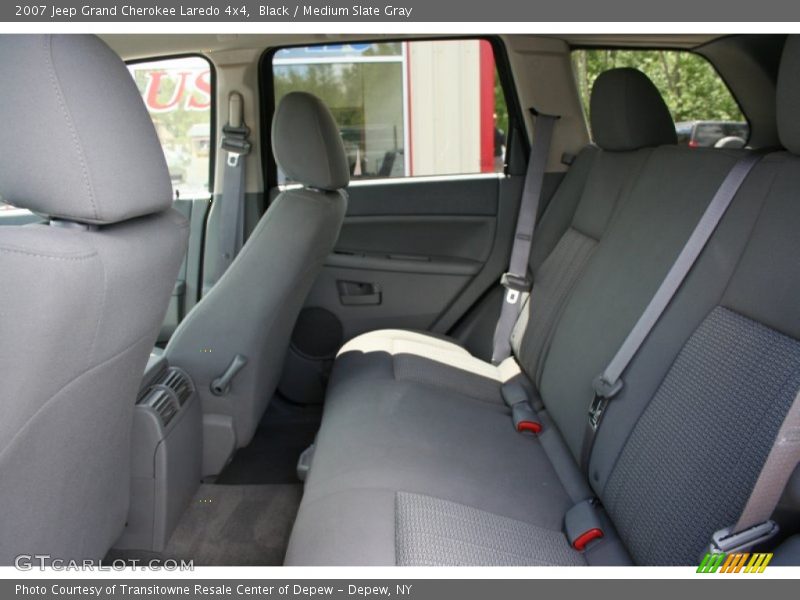 Black / Medium Slate Gray 2007 Jeep Grand Cherokee Laredo 4x4