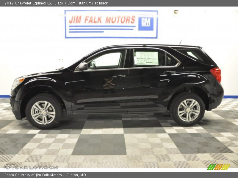 Black / Light Titanium/Jet Black 2012 Chevrolet Equinox LS
