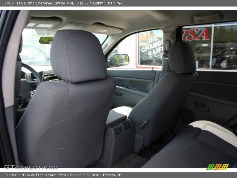 Black / Medium Slate Gray 2007 Jeep Grand Cherokee Laredo 4x4