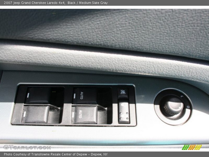 Black / Medium Slate Gray 2007 Jeep Grand Cherokee Laredo 4x4