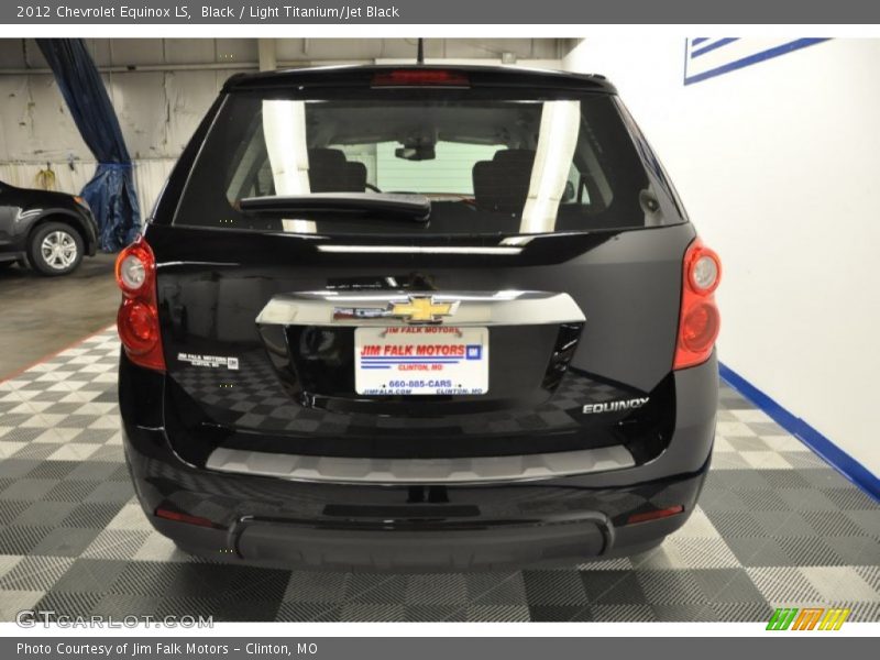 Black / Light Titanium/Jet Black 2012 Chevrolet Equinox LS