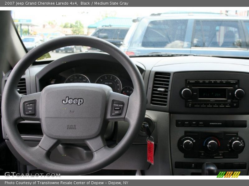 Black / Medium Slate Gray 2007 Jeep Grand Cherokee Laredo 4x4