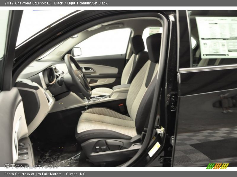 Black / Light Titanium/Jet Black 2012 Chevrolet Equinox LS