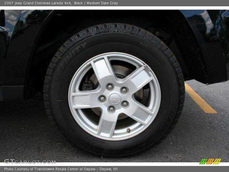 Black / Medium Slate Gray 2007 Jeep Grand Cherokee Laredo 4x4