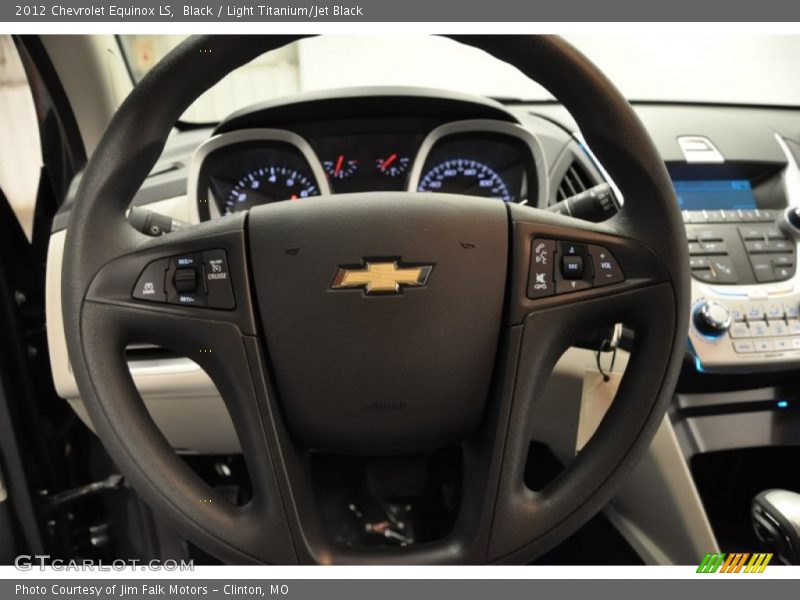 Black / Light Titanium/Jet Black 2012 Chevrolet Equinox LS