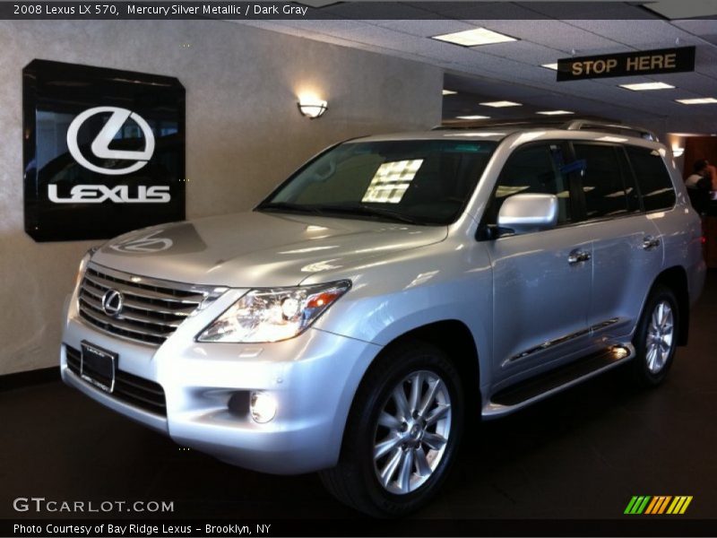 Mercury Silver Metallic / Dark Gray 2008 Lexus LX 570
