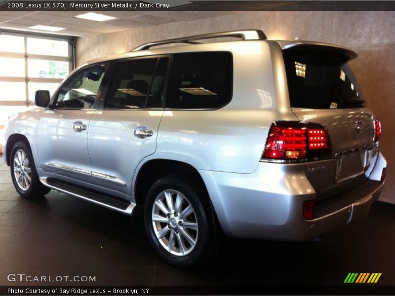 Mercury Silver Metallic / Dark Gray 2008 Lexus LX 570