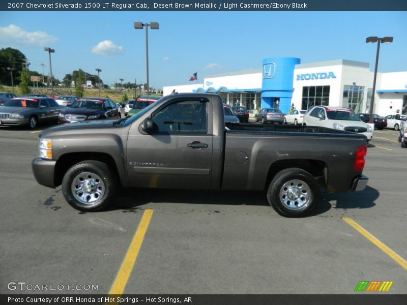 Desert Brown Metallic / Light Cashmere/Ebony Black 2007 Chevrolet Silverado 1500 LT Regular Cab