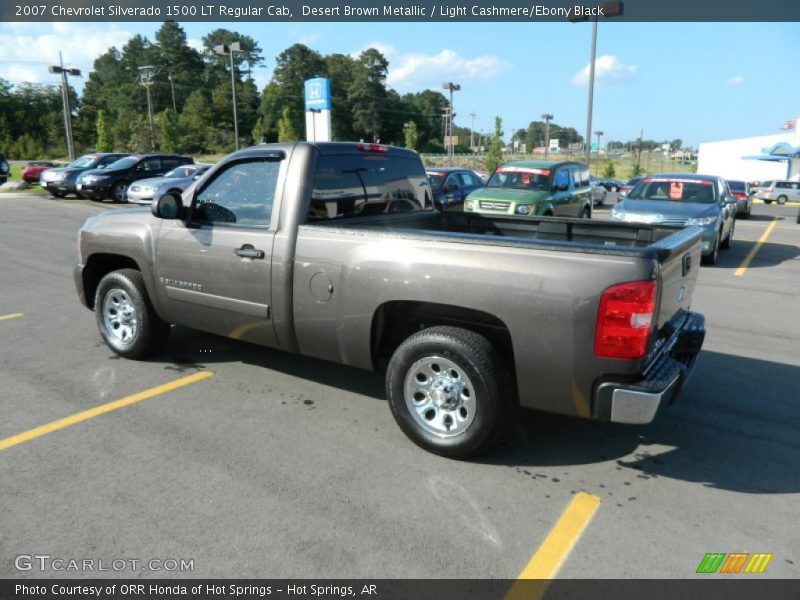 Desert Brown Metallic / Light Cashmere/Ebony Black 2007 Chevrolet Silverado 1500 LT Regular Cab