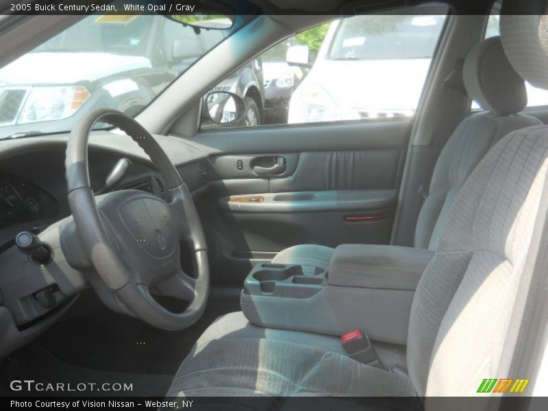 White Opal / Gray 2005 Buick Century Sedan