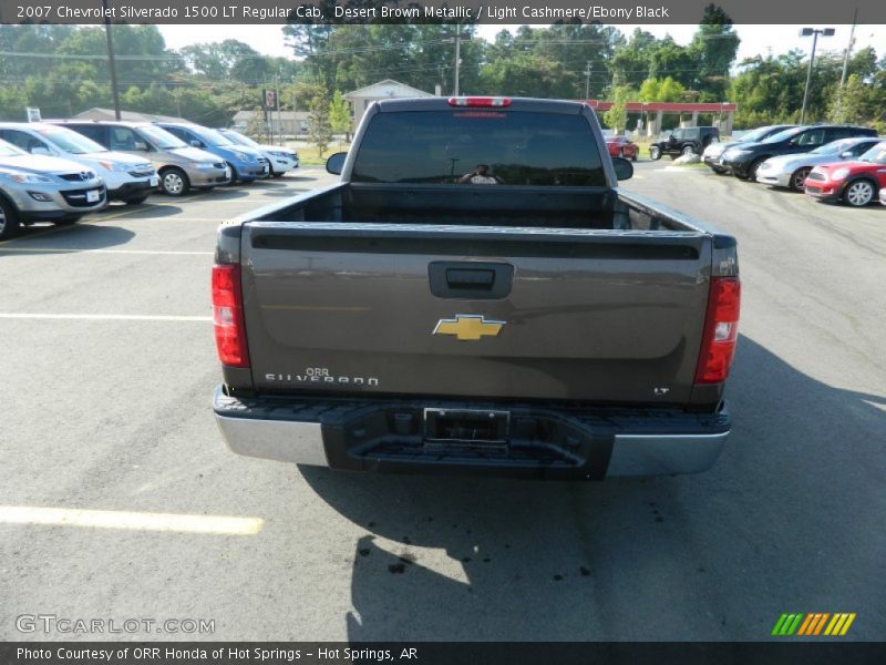 Desert Brown Metallic / Light Cashmere/Ebony Black 2007 Chevrolet Silverado 1500 LT Regular Cab