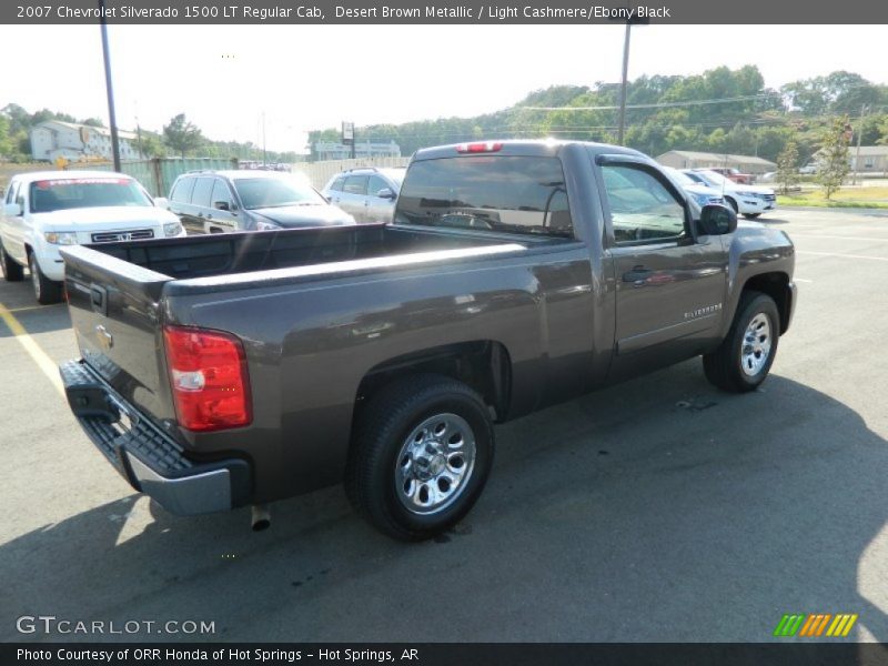 Desert Brown Metallic / Light Cashmere/Ebony Black 2007 Chevrolet Silverado 1500 LT Regular Cab