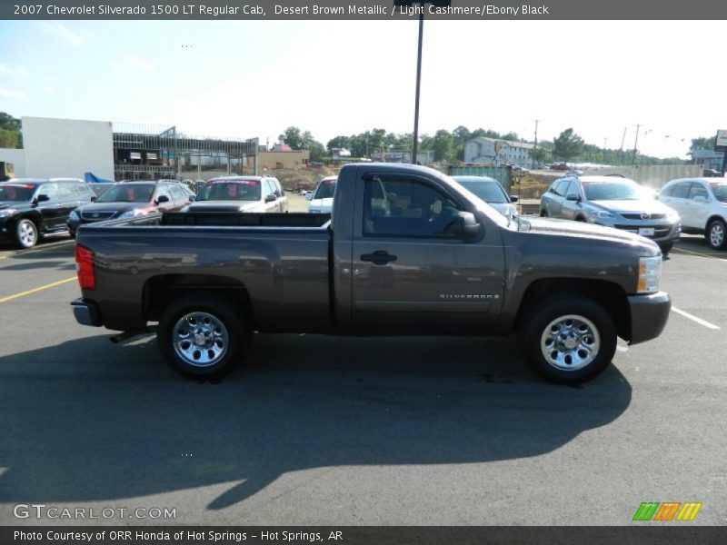 Desert Brown Metallic / Light Cashmere/Ebony Black 2007 Chevrolet Silverado 1500 LT Regular Cab