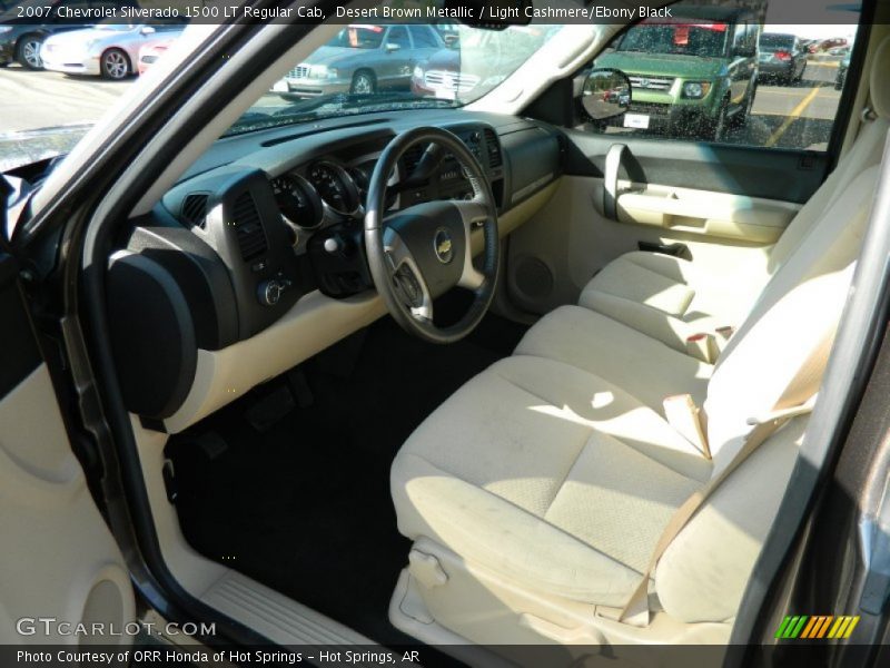 Desert Brown Metallic / Light Cashmere/Ebony Black 2007 Chevrolet Silverado 1500 LT Regular Cab