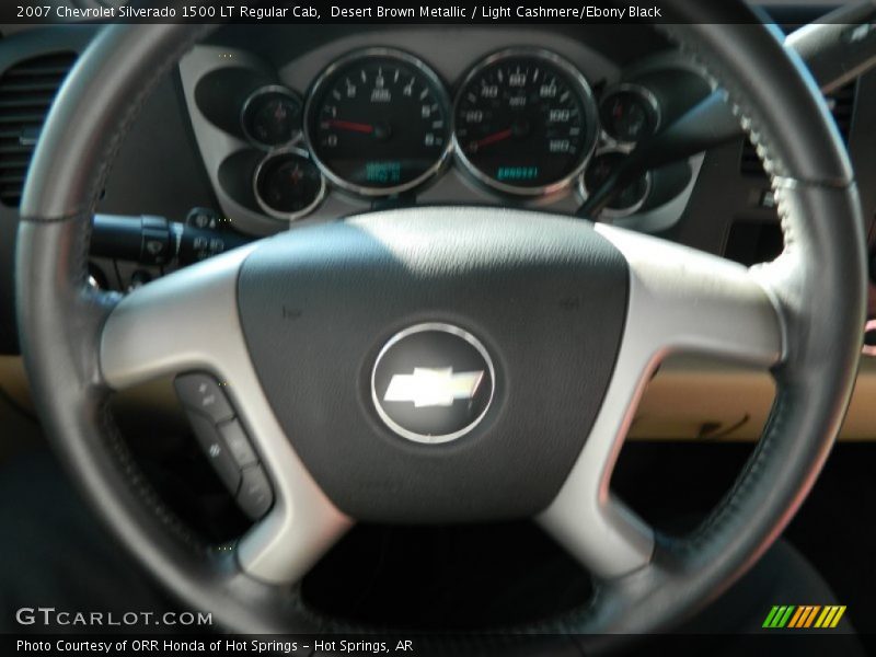 Desert Brown Metallic / Light Cashmere/Ebony Black 2007 Chevrolet Silverado 1500 LT Regular Cab