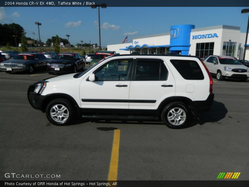 Taffeta White / Black 2004 Honda CR-V EX 4WD