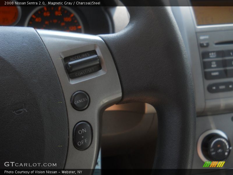 Magnetic Gray / Charcoal/Steel 2008 Nissan Sentra 2.0
