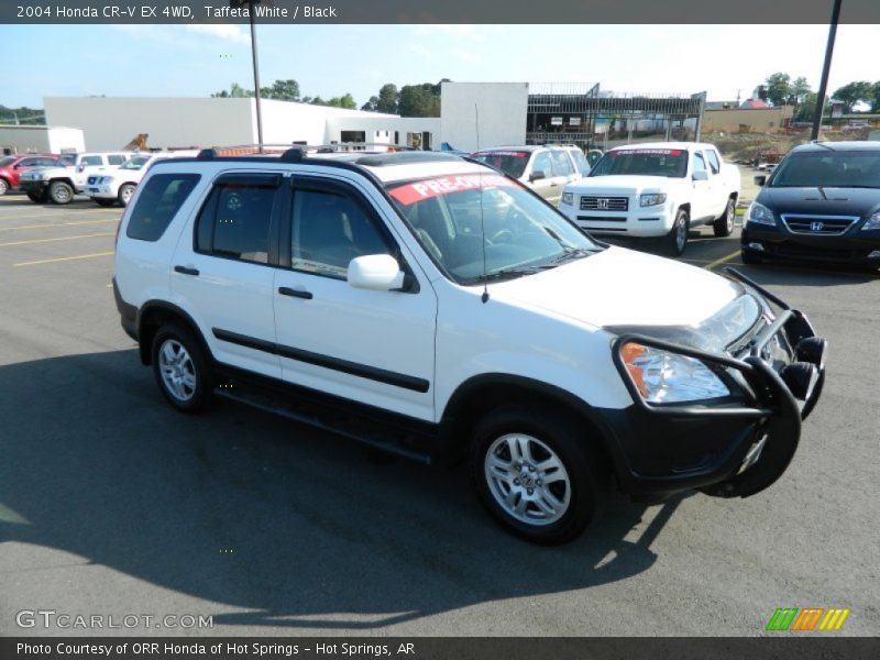 Taffeta White / Black 2004 Honda CR-V EX 4WD