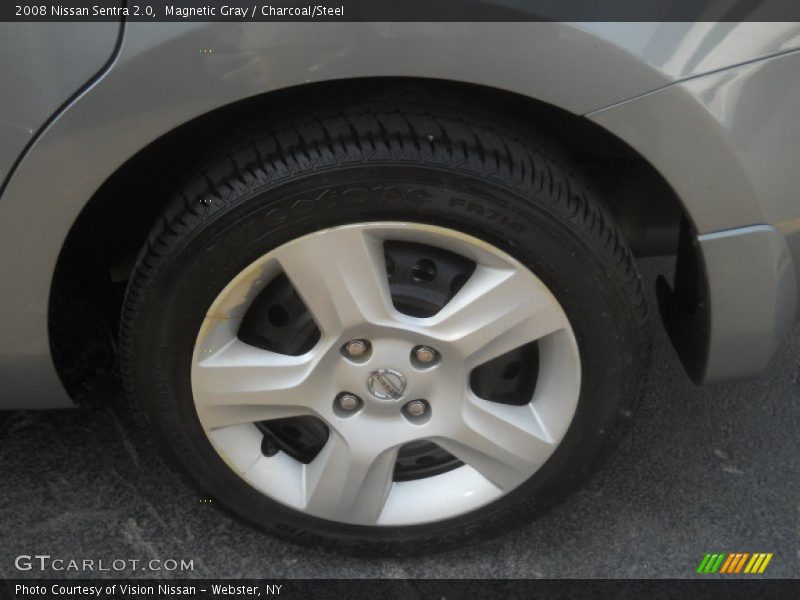 Magnetic Gray / Charcoal/Steel 2008 Nissan Sentra 2.0