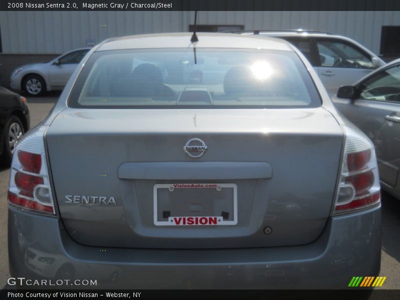 Magnetic Gray / Charcoal/Steel 2008 Nissan Sentra 2.0