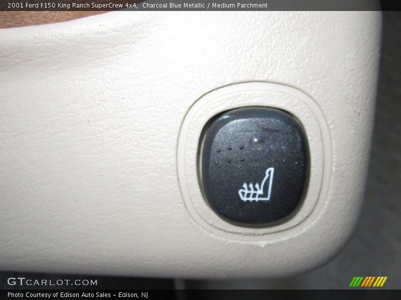 Charcoal Blue Metallic / Medium Parchment 2001 Ford F150 King Ranch SuperCrew 4x4