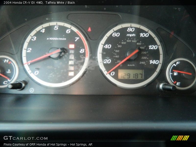 Taffeta White / Black 2004 Honda CR-V EX 4WD