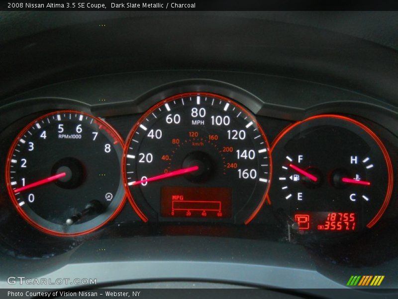 Dark Slate Metallic / Charcoal 2008 Nissan Altima 3.5 SE Coupe