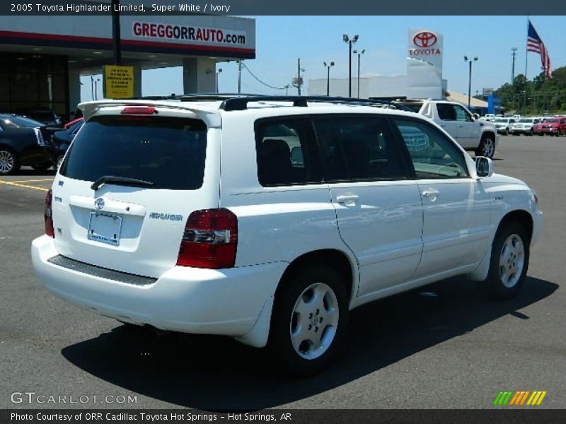 Super White / Ivory 2005 Toyota Highlander Limited