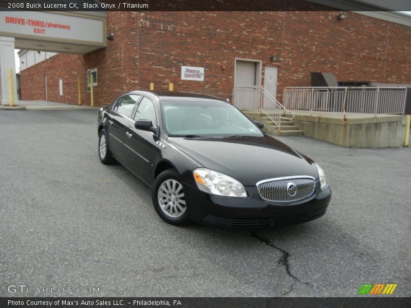 Black Onyx / Titanium 2008 Buick Lucerne CX