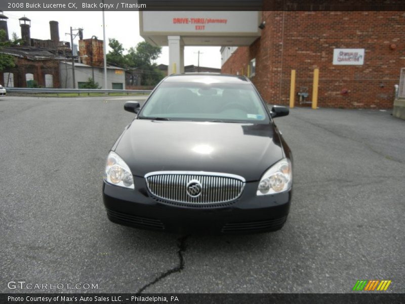 Black Onyx / Titanium 2008 Buick Lucerne CX