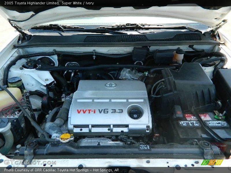 Super White / Ivory 2005 Toyota Highlander Limited