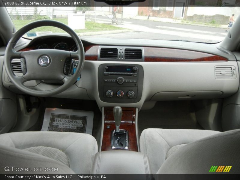 Black Onyx / Titanium 2008 Buick Lucerne CX