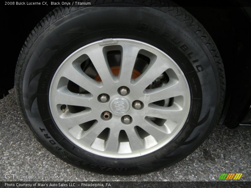 Black Onyx / Titanium 2008 Buick Lucerne CX