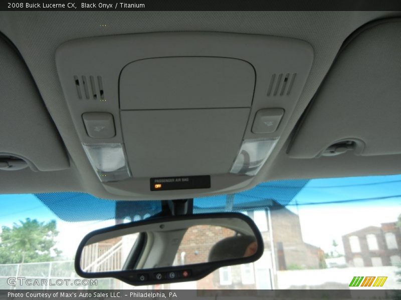 Black Onyx / Titanium 2008 Buick Lucerne CX