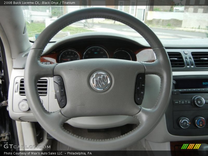 Black Onyx / Titanium 2008 Buick Lucerne CX