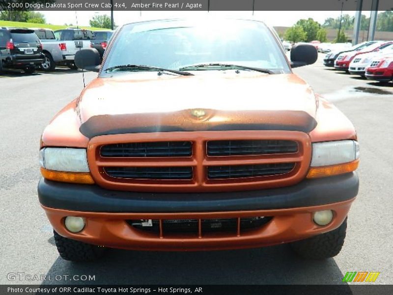 Amber Fire Pearl / Agate 2000 Dodge Dakota Sport Crew Cab 4x4