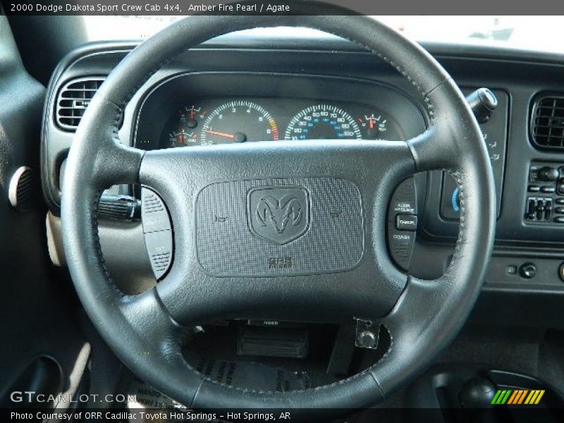 Amber Fire Pearl / Agate 2000 Dodge Dakota Sport Crew Cab 4x4