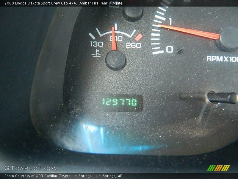 Amber Fire Pearl / Agate 2000 Dodge Dakota Sport Crew Cab 4x4