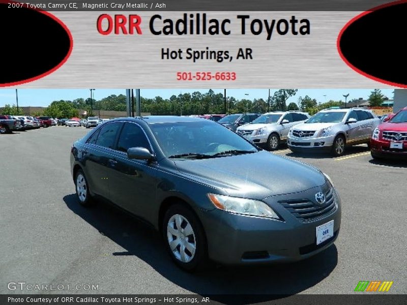 Magnetic Gray Metallic / Ash 2007 Toyota Camry CE