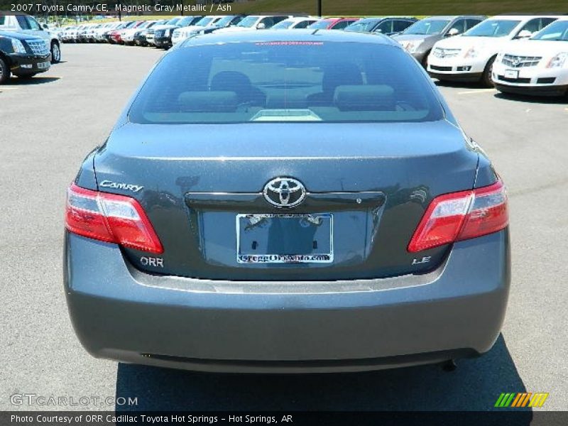 Magnetic Gray Metallic / Ash 2007 Toyota Camry CE